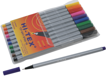 סט 10 עטים ראש לבד לציור/ לכתיבה/ לגרפיקה- 0.4MM