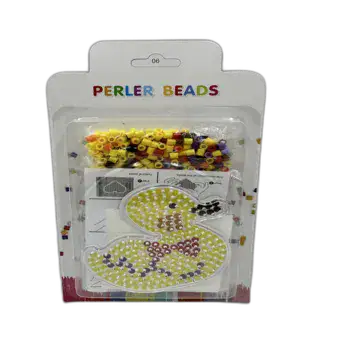 ערכת יצירה - להכנת תמונה מחרוזי גיהוץ בדגם- ברווז