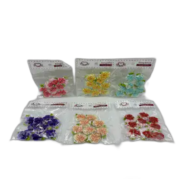 פרחי בד לפי צבע 9 יחידות בשקית