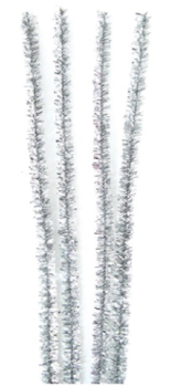 חומרים ליצירה מנקה מקטרות -בצבע כסףנוצץ