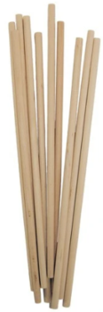 חומרים ליצירה- מקלות עץ עגולים אורך- 31 ס"מ רוחב-3 מ"מ