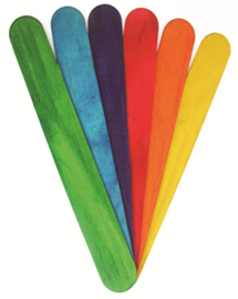 מקלות רופא ליצירה- צבעוני