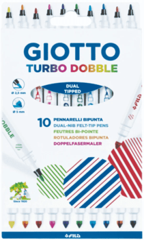 ג'יאוטו טושים דו צדדיים- 10 יח