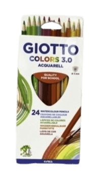 עפרונות משולשים 24 גוונים