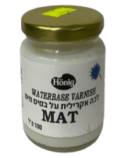 לכה על בסיס מים- מט 100 מ"ל