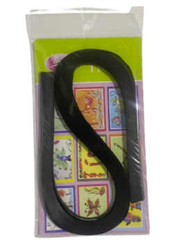 קווילינג- מגזרות נייר לגילגול נייר- צבע שחור