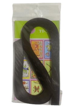 קווילינג- מגזרות נייר לגילגול נייר- צבע חום כהה