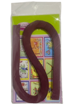 קווילינג- מגזרות נייר לגילגול נייר- צבע בורדו