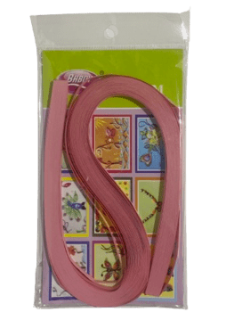 קווילינג- מגזרות נייר לגילגול נייר- צבע ורוד