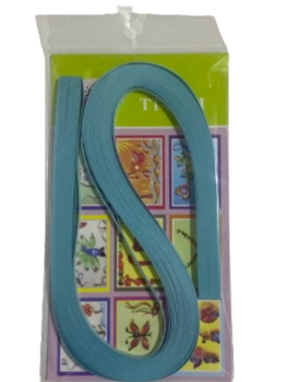 קווילינג- מגזרות נייר לגילגול נייר- צבע תכלת בהיר