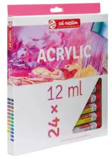 סט צבעי אקריליק- 24 צבעים