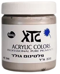 צבעי אקריליק XTC פלטינום_גולד_45