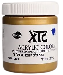 צבעי אקריליק XTC מילניום_גולד