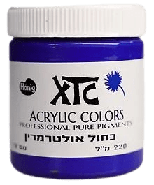צבעי אקריליק XTC כחול_אולטרמרין_19