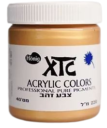 צבעי אקריליק XTC זהב_40