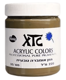 צבעי אקריליק XTC אומברה_טבעית_05-
