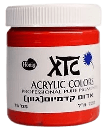 צבעי אקריליק XTC אדום_קדמיום_15