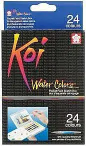 קוביות צבעי מים מקצועי- 24 גוונים