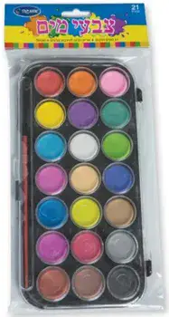 סט צבעי מים -21 צבעים