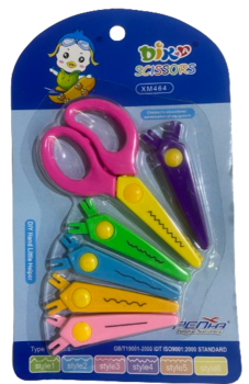 סט מספריים עם ראשים להחלפה בצורות שונות לילדים