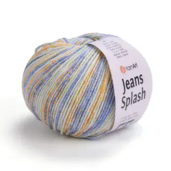 JEANS-SPLASH- חוט סריגה יארן ארט ג’ינס ספלאש מתחלף- 956