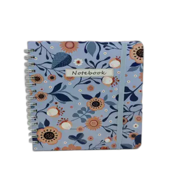 מחברת שורות עם כריכה קשה פרחים