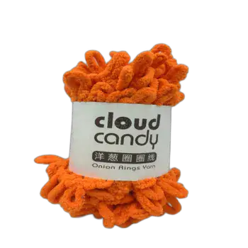 צמר לולאות נעים במיוחד בצבע- כתום