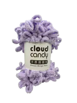 צמר לולאות נעים במיוחד בצבע- סגול