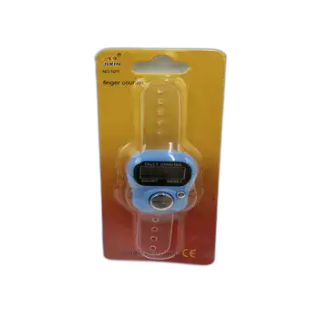 סופר שורות ועיניים בסריגה לאצבע