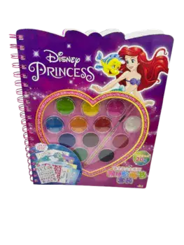 עבודות יצירה לילדים- חוברת צביעה עם צבעי מים שבלונות ומלא דפי צביעה