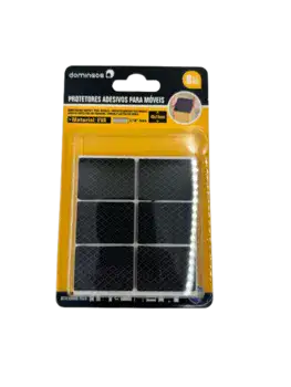 רפידות לבד דביק לריהוט- 45X15 מ"מ- 10 יחידות