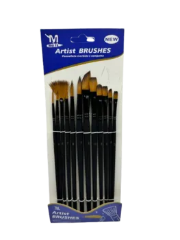 סט מכחולים מקצועי לצבעי שמן ואקריליק- מעורב