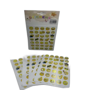 10 דפי מדבקות- סמיילים מצבי רוח