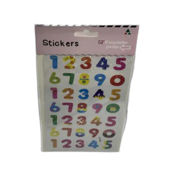 מדבקות מספרים
