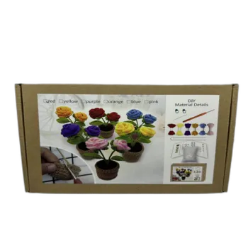 קופסא לסריגה- פרחים