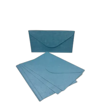 סט 10 מעטפות בצבע תכלת