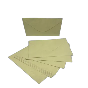 סט 10 מעטפות בצבע זהב