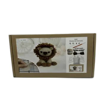 קופסא לסריגה- אריה