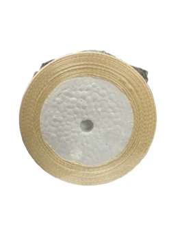 סרט סאטן דק לאריזות מתנה בצבע-שמנת