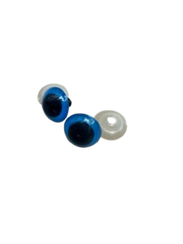 עיניים בטיחותיות גדולות בצבע כחול