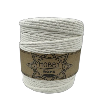 חוט מקרמה ROPE בצבע- טבעי 500 גרם