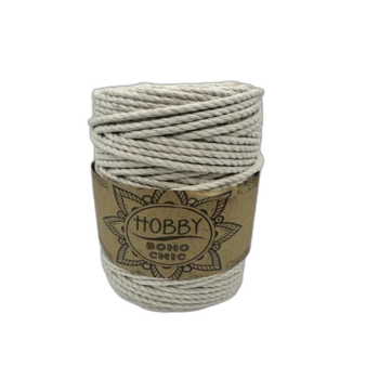 חוט מקרמה בוהו-שיק בצבע- טבעי (307)