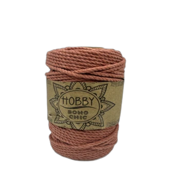 חוט מקרמה בוהו-שיק בצבע- חמרה (747)