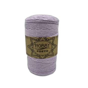 חוט מקרמה דק לסריגת תיקים-פורטו PORTO-בצבע-סגול בהיר (404)