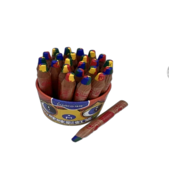 עפרון עבה בצבעי הקשת