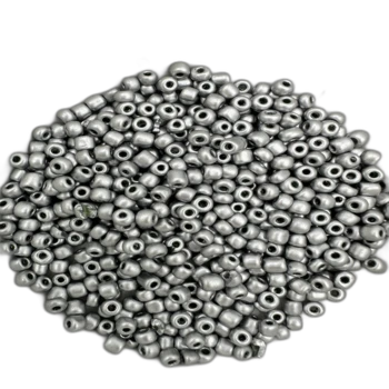 שקית חרוזי ונציה מידה 6 בצבע-כסף G-66