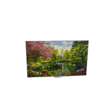 ערכה ליצירה- ציור במספרים על קנווס 40X30 יער 081