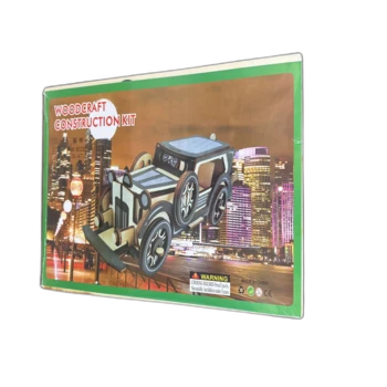 ערכת יצירה לילדים הרכבה מעץ A3- דגם ג'יפ