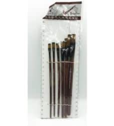 סט 6 מכחולים במבצע