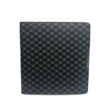 מחברת עבה עם כריכה קשה שחור כסף